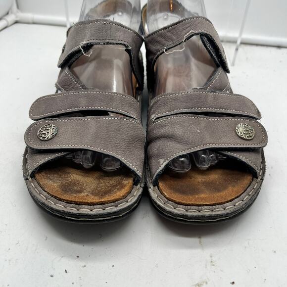 Finn Comfort Sandals Womens 40 US 9.5 Gomera Slingback Shoes Leather Strappy - Picture 4 of 9